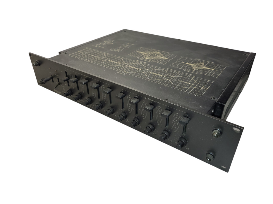 Vintage Technics SH-9010 Stereo Universal Frequency Equalizer Rack Mount READ