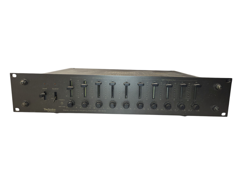 Vintage Technics SH-9010 Stereo Universal Frequency Equalizer Rack Mount READ
