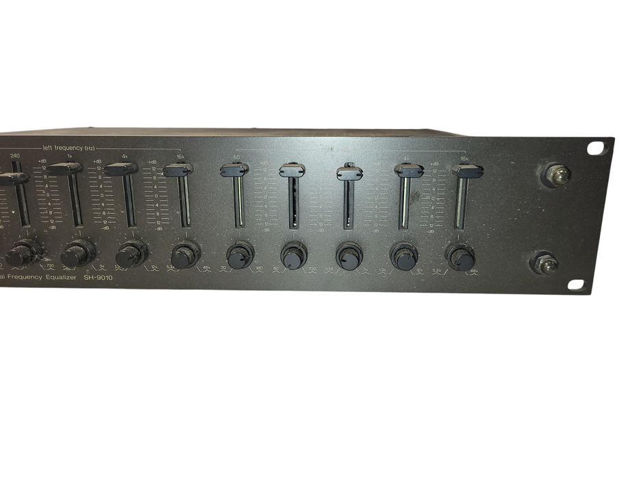 Vintage Technics SH-9010 Stereo Universal Frequency Equalizer Rack Mount READ