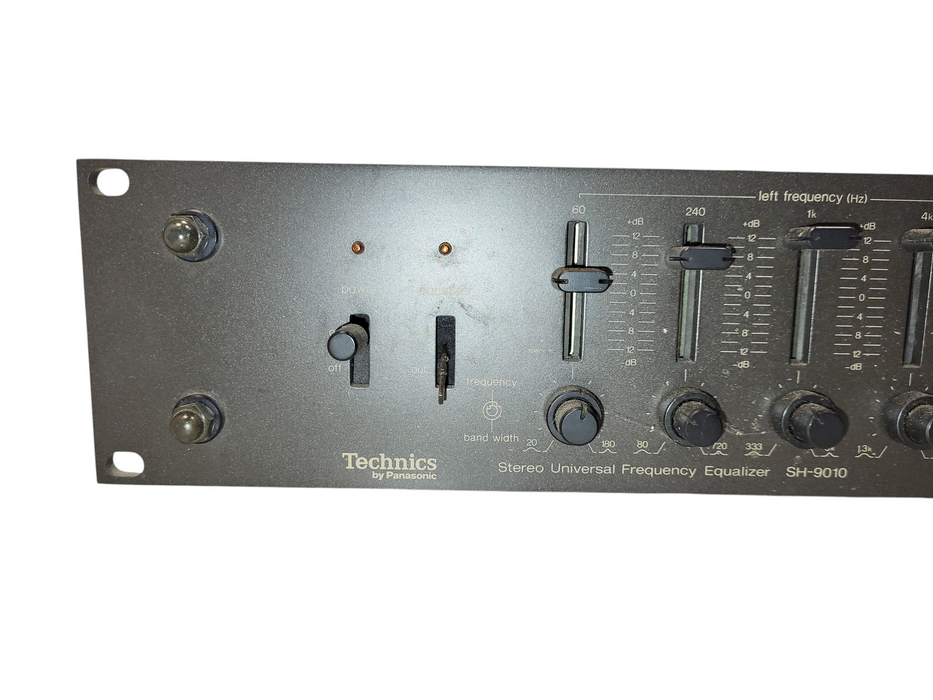 Vintage Technics SH-9010 Stereo Universal Frequency Equalizer Rack Mount READ