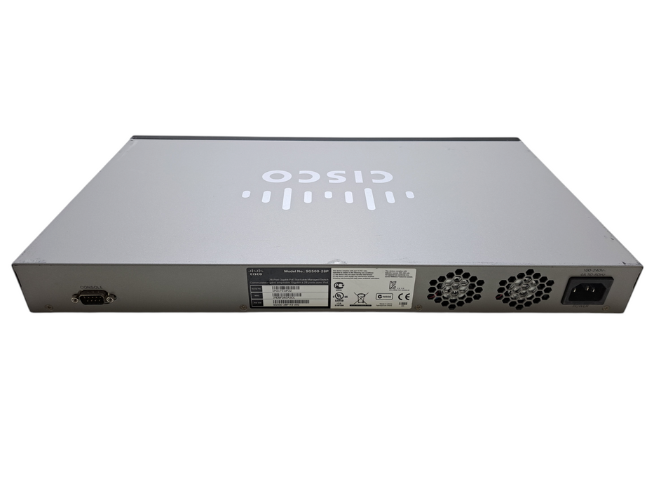 Cisco SG500-28P 28-Port Gigabit PoE Stackable Managed Switch 4x SFP