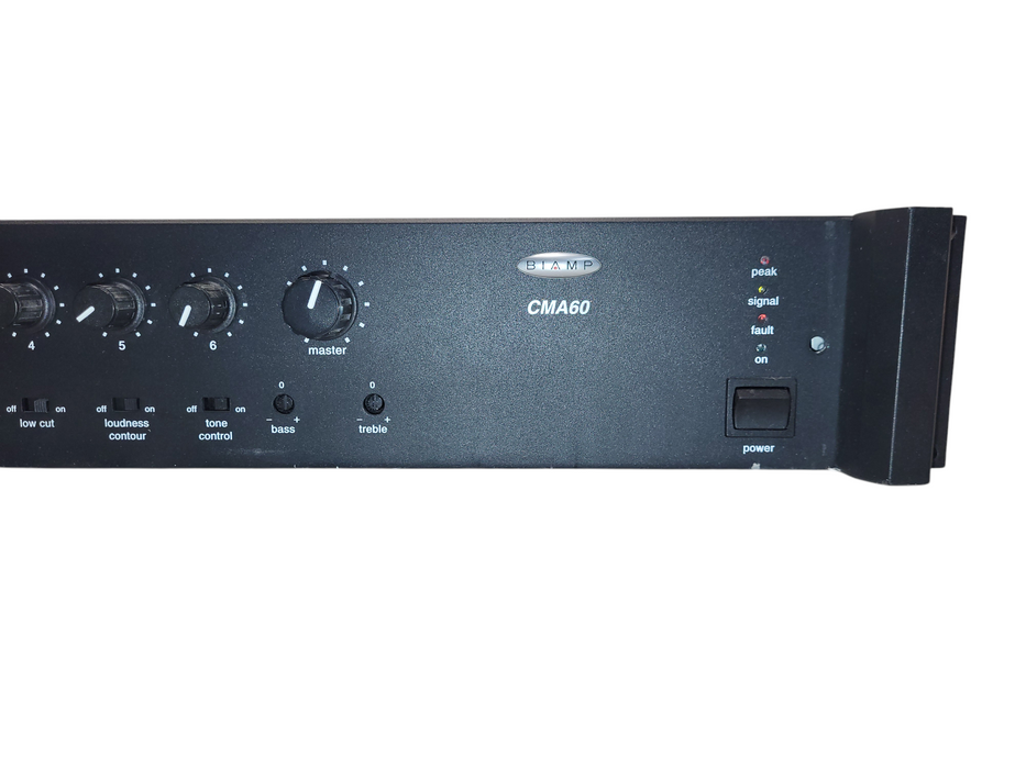 Biamp Precedence CMA60 6-CH Commercial Audio Mixer Amplifier