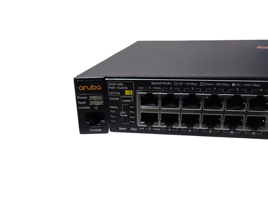 Aruba 2530-48G PoE+ J9772A | 48-Port Gigabit PoE+ Managed Switch 4x SFP