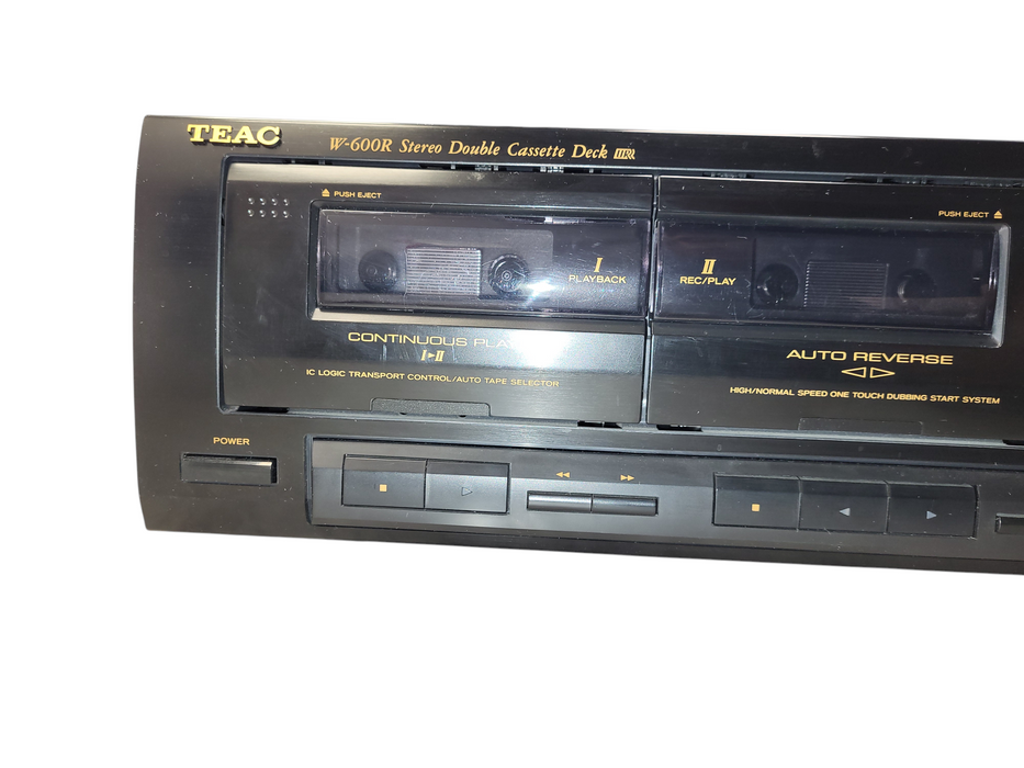TEAC W-600R Stereo Dual Deck Cassette Player Auto Reverse