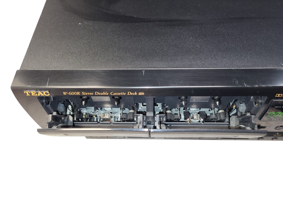 TEAC W-600R Stereo Dual Deck Cassette Player Auto Reverse