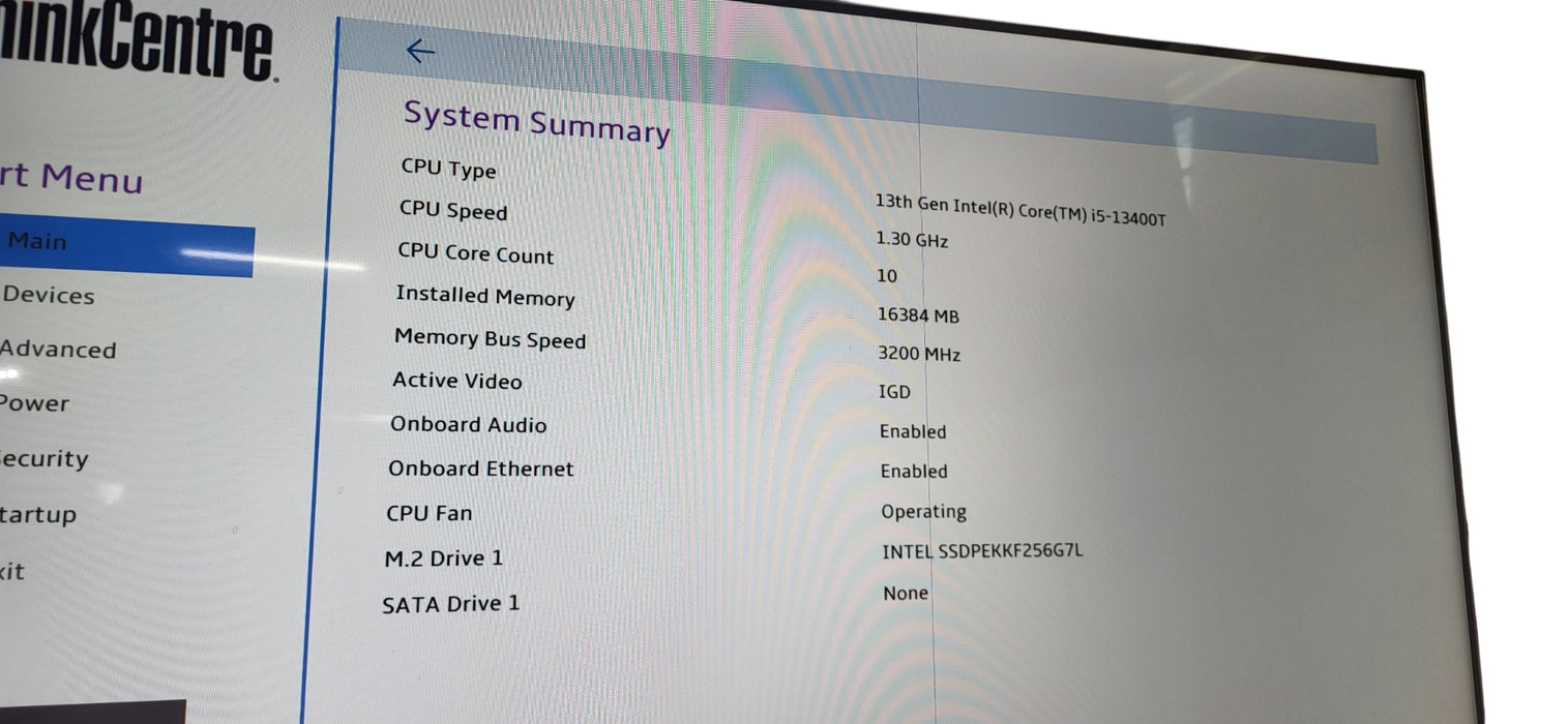 Lenovo M70Q Gen 4 USFF i5-13400T CPU | 256GB NVME |16GB DDR4 W/AC