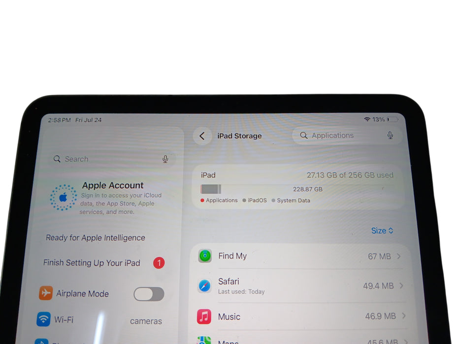 iPad Pro 11-inch 3rd Gen - 256GB - Space Gray [A2459] Read