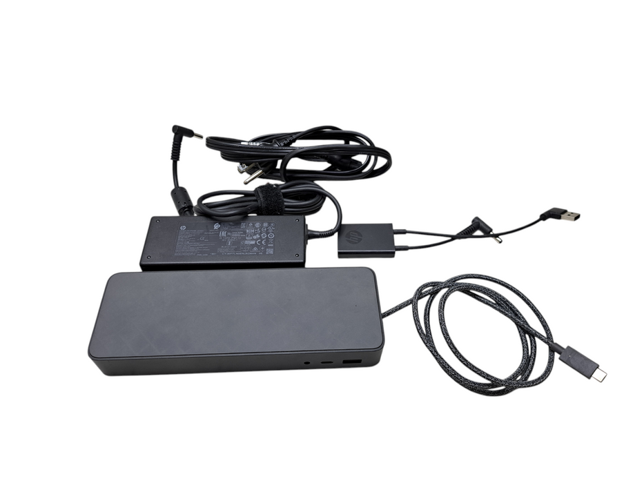 HP USB-C Universal Dock Station L12769-001 HSA-B005DS w/ 90W AC & USB-A Adapter