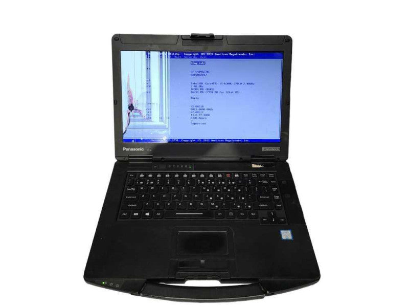 Panasonic CF-54 Touchbook, i5-6300u, 16GB RAM, NO HDD, 5730 Hours, READ