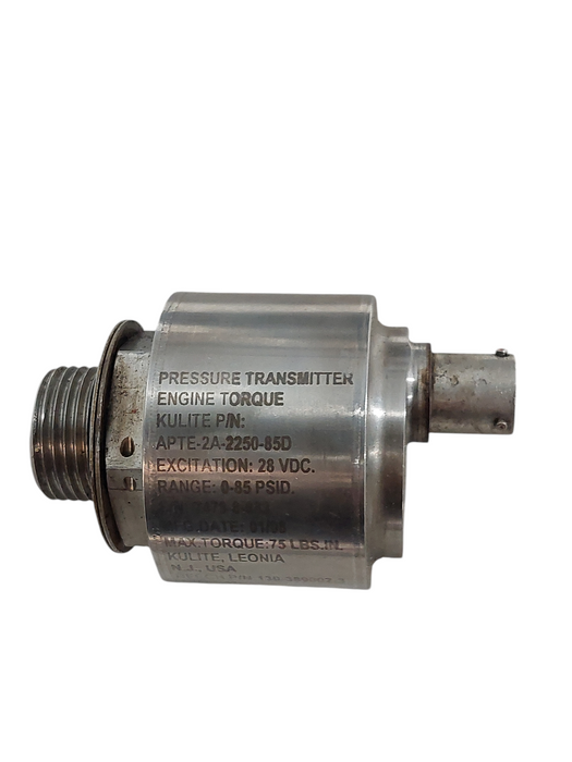 Pressure Transmitter Engine Torque Kulite PN: 2A-2250-85D