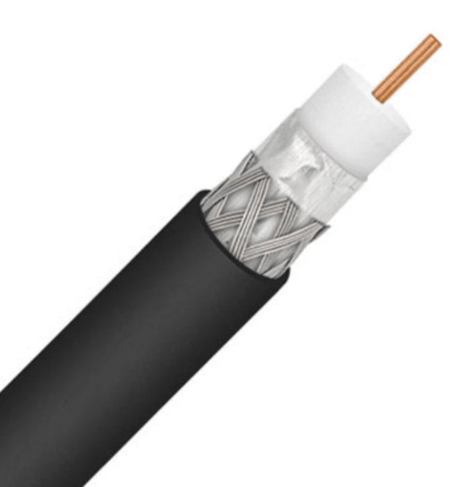 RG6 Black Cable CMG FT4 305-meter 1000-ft Reel-in-Box thousand-feet, ULPVRG6GBLK