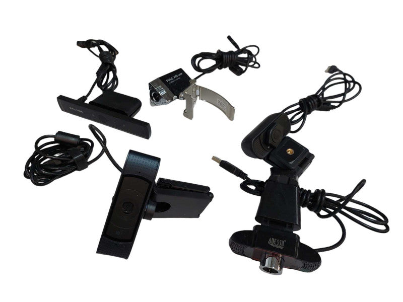 Mixed Bundle of 5 WebCams 1080P ,Adesso,Kaysuda,Vitade,Aluratek =