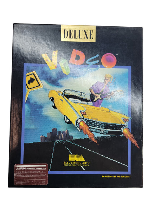 Deluxe Video v1.2 EA Electronic Arts for Commodore Amiga 500 1000 2000 3000 %