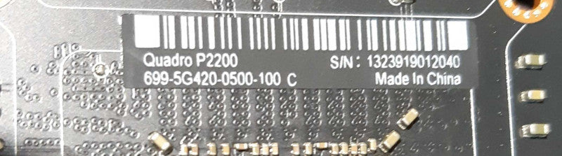 NVIDIA Quadro P2200 5GB GDDR5X 4x DisplayPort GPU Video Graphic, full profile