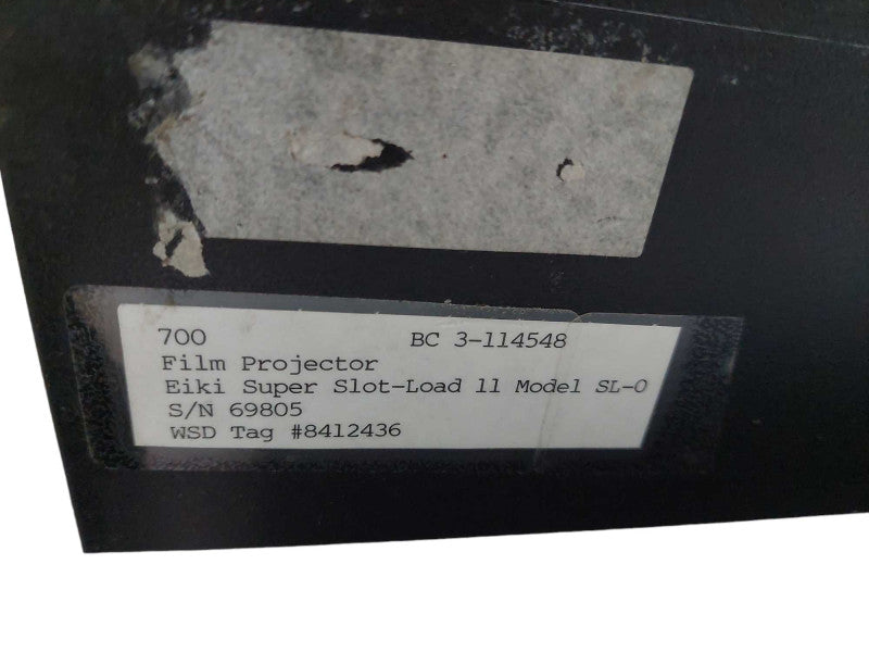 Eiki 700 Film Projector Super Load 11 Model: SL-0 =
