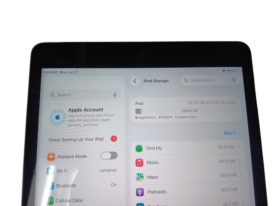 Apple iPad 9th Gen - 256GB - Space Gray [A2603]