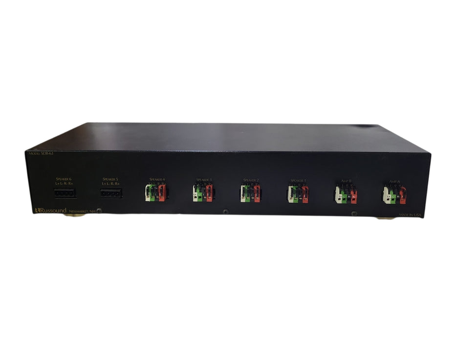 Rossound SDB-6.1 High-power 6-pair Speaker Selector, READ