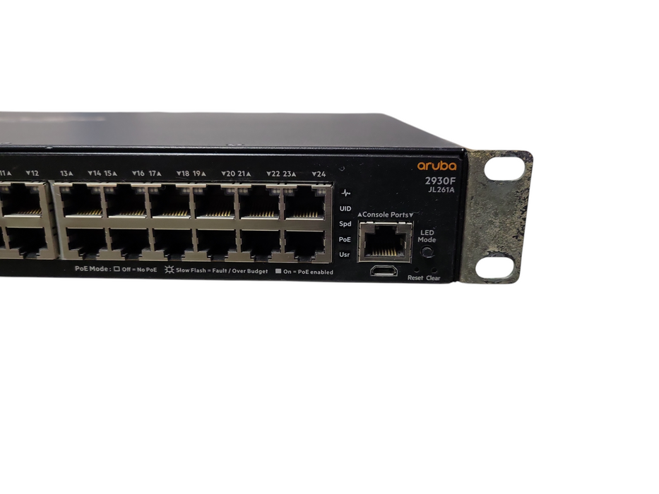Aruba HP JL261A 2930F 24G PoE+ 4SFP Gigabit Switch