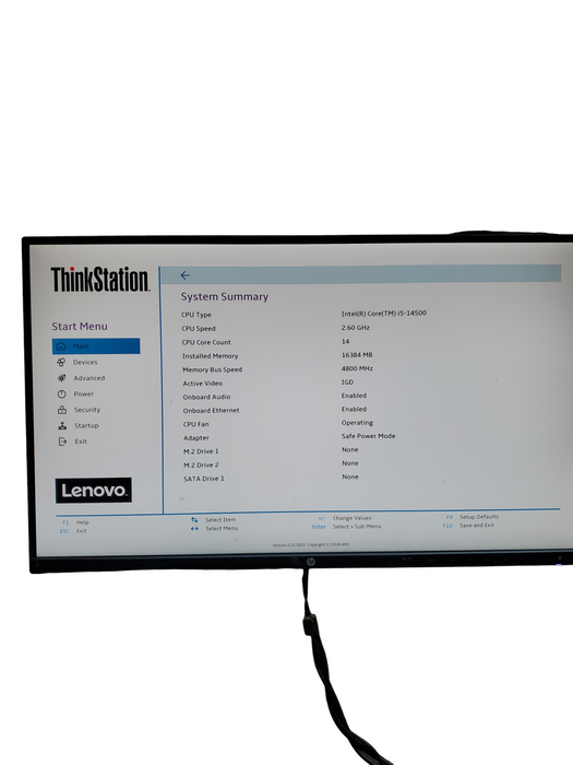 Lenovo ThinkStation P3 Tiny – Intel Core i5-14500 vPro, 16GB DDR5, NO-HDD/SSD
