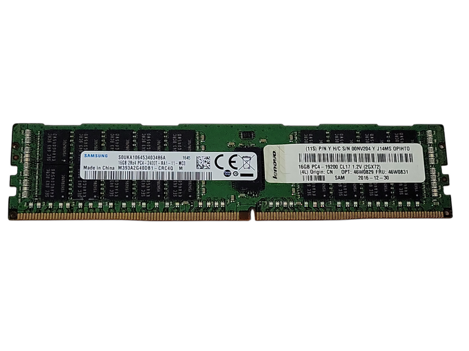 Samsung 16GB 2Rx4 PC4-2400T-R 2Rx4 DDR4 ECC REG RDIMM Server RAM