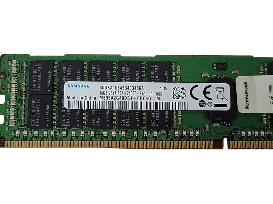 Samsung 16GB 2Rx4 PC4-2400T-R 2Rx4 DDR4 ECC REG RDIMM Server RAM