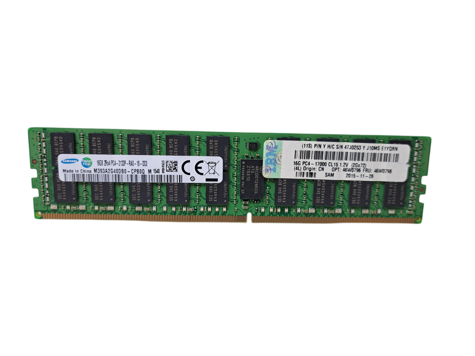 Samsung 16GB 2Rx4 PC4-2133P-RA0 DDR4 Server Memory | M393A2G40DB0-CPB