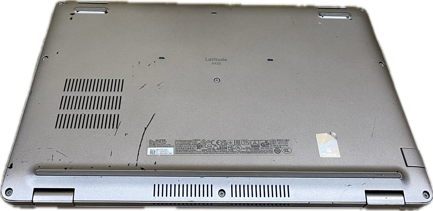 Dell Latitude 5430 i7-1265U 1.80GHz 16GB RAM 256GB SSD No Power Adapter - READ!