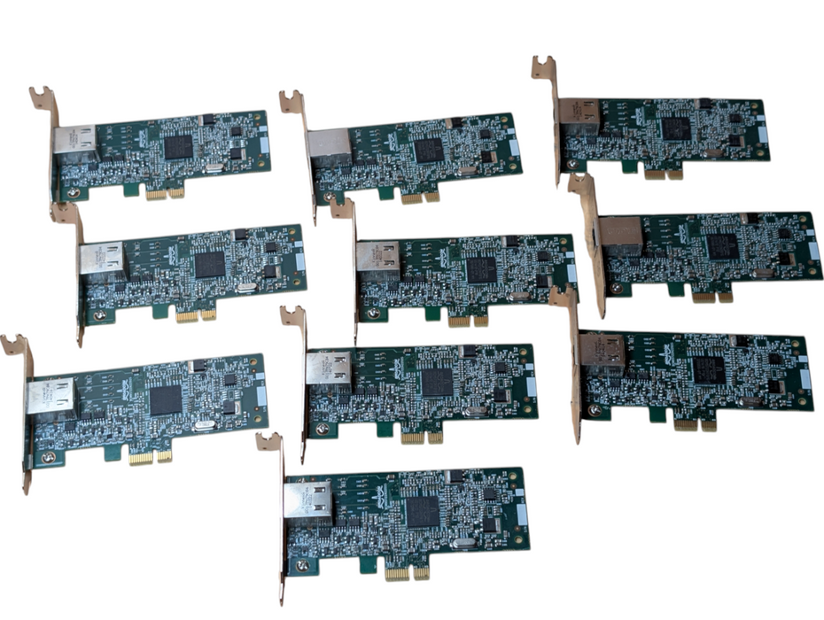 Lot of 10x Dell Broadcom 0C71KJ PCIe Gigabit Adaptor Low Profile