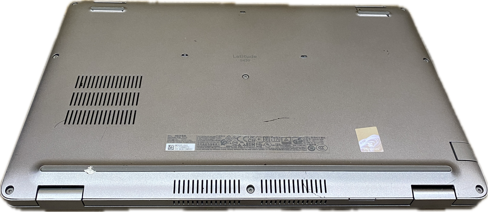 Dell Latitude 5430 i7-1265U 1.80GHz 16GB RAM 256GB SSD No Power Adapter