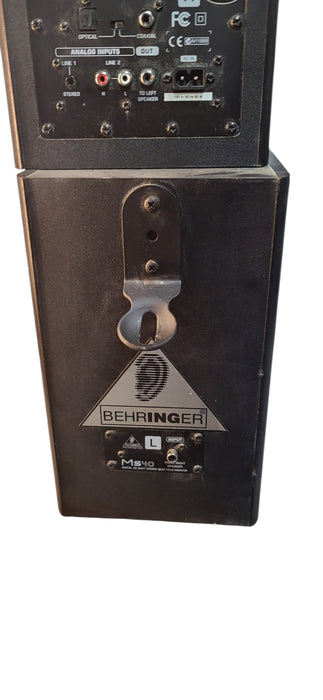 Lot of 7 Behringer MS40 Active Studio Monitor Speakers Mixed Condition | READ
