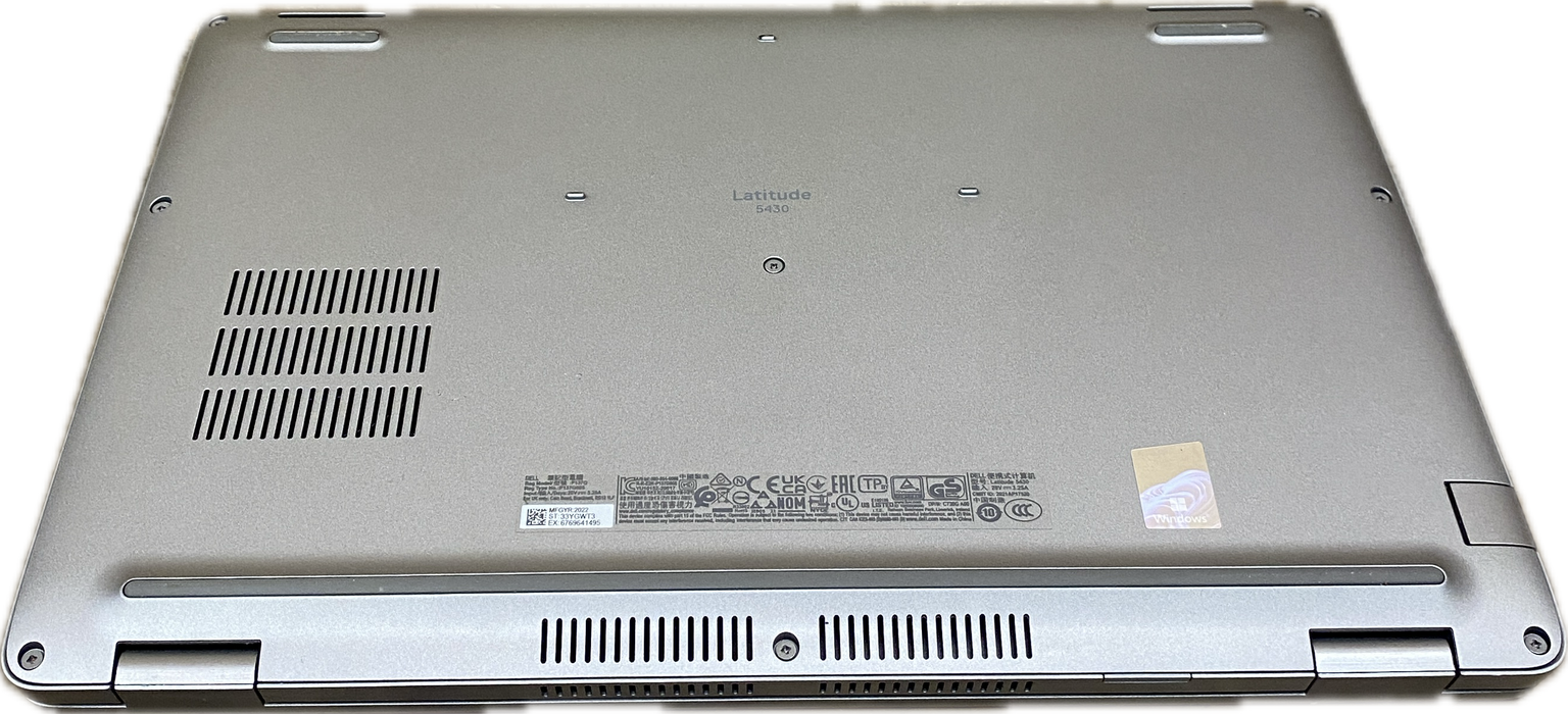 Dell Latitude 5430 Core i5-1235U 1.30GHz 16GB RAM 256GB SSD No Power Adapter