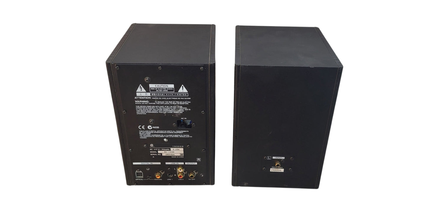 Roland Edirol MA-10DBK Powered Digital Stereo Monitor Speakers Pair | READ