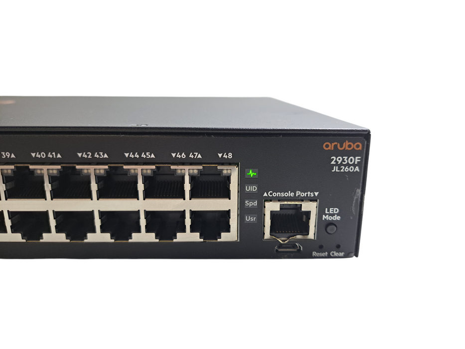 HP Aruba 2930F JL260A | 48-Port Gigabit Ethernet Managed Switch 4x 1G SFP