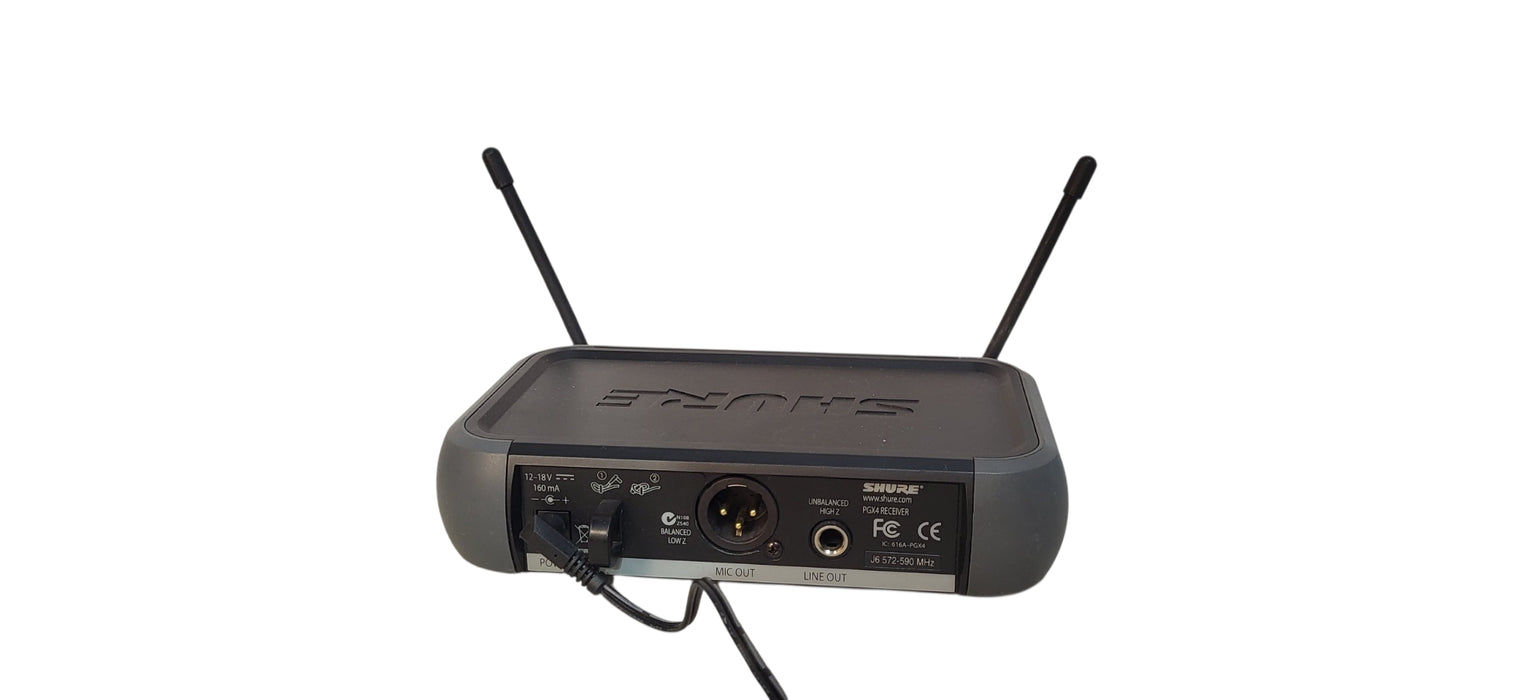 Shure PGX4 J6 Wireless Receiver J6 572-590 MHz w/ AC