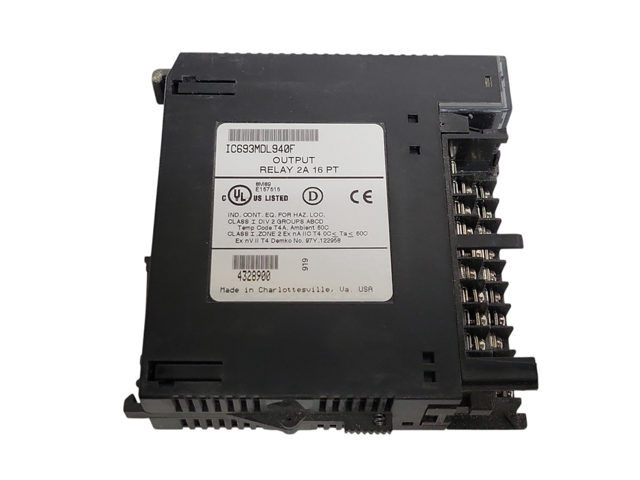 GE Fanuc IC693MDL940F Output Relay Module 2A 16PT, READ