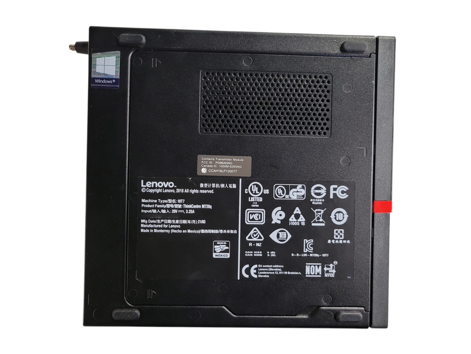 Lenovo ThinkCentre M720q | i5-9400T @1.80GHz 8GB DDR4 256GB NVMe