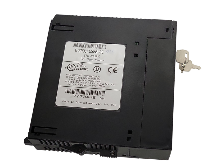 IC693CPU350-CE CPU MODULE  32K User MEM with key, READ