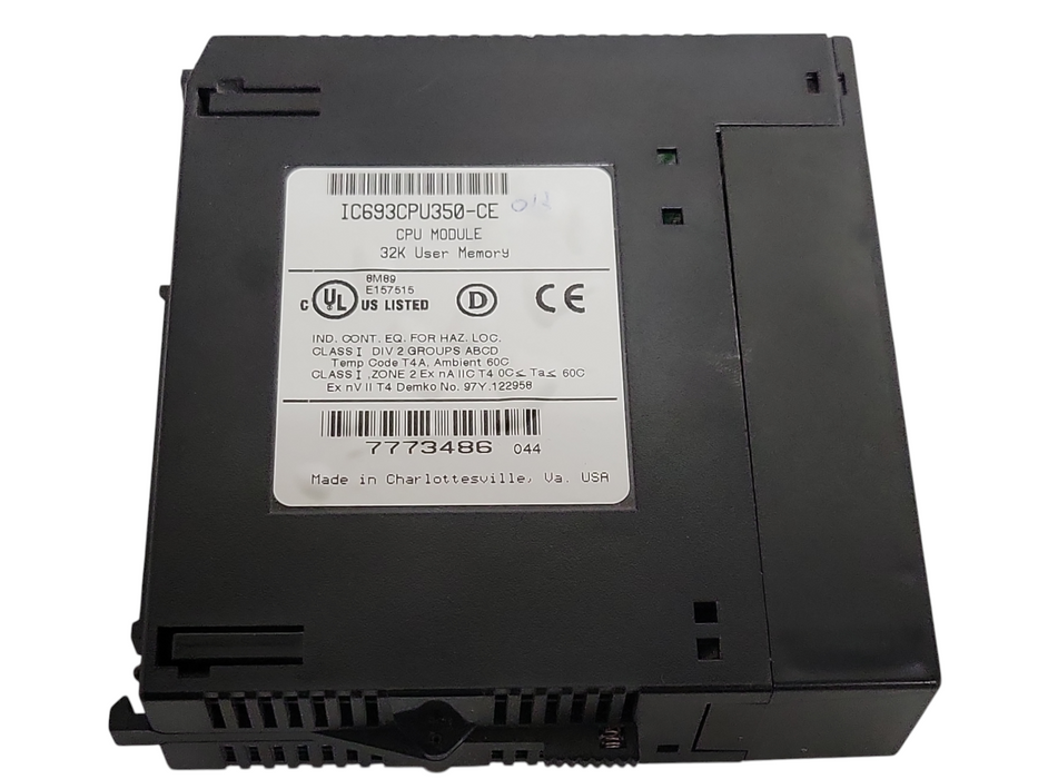 IC693CPU350-CE CPU MODULE  32K User MEM with key, READ