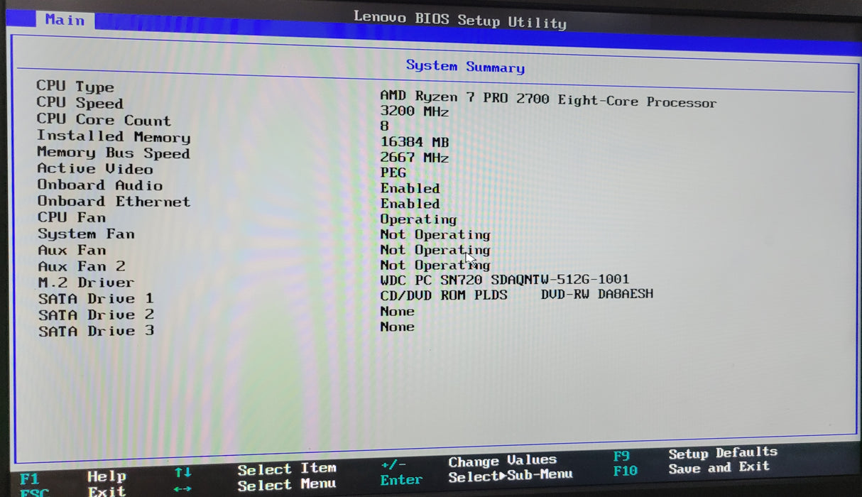 Lenovo ThinkCentre M725z | Ryzen 7 PRO 2700 8 Core @3.20GHz 16GB DDR4 256GB NVMe