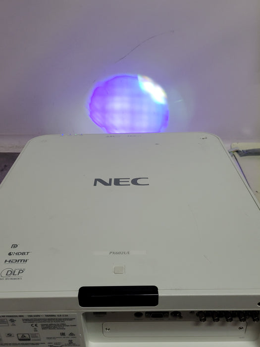 NEC NP-PX602UL-WH Laser Projector 6000 Lumens WUXGA HDMI, No Lens, READ