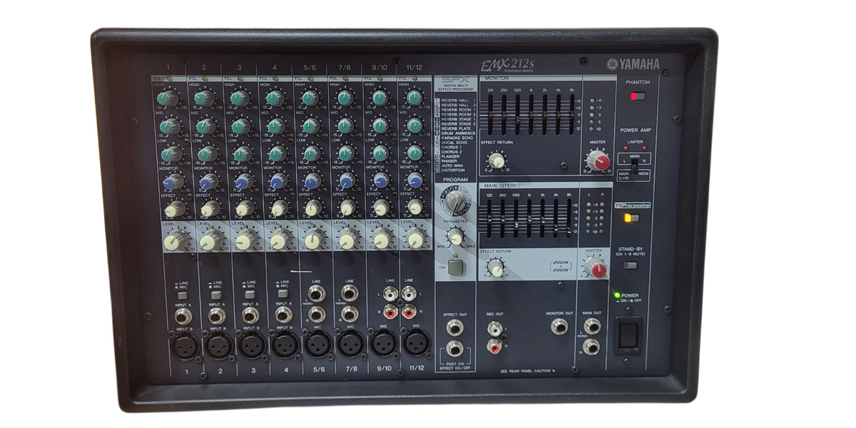 Yamaha EMX 212S 12-Channel 16 SPX Phantom Powered Stereo Mixer