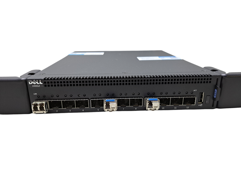Dell X4012 E10W003 12-Port 10G SFP+ Managed Switch w/ Rackmount