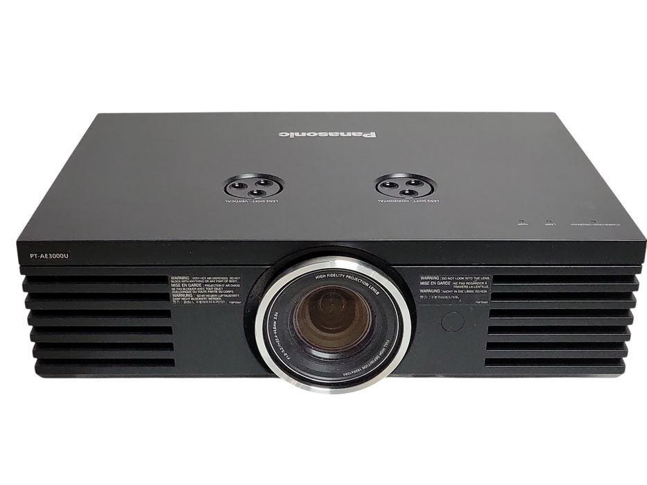Panasonic PT-AE3000U LCD Projector 2172 Lamp Hours, No Remote