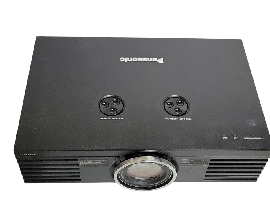 Panasonic PT-AE3000U LCD Projector 2172 Lamp Hours, No Remote