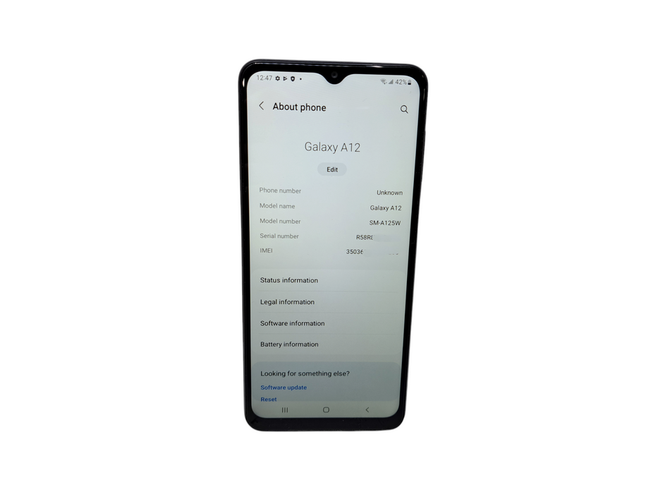 Samsung Galaxy A12 (SM-A125W) 32GB Black | Unlocked