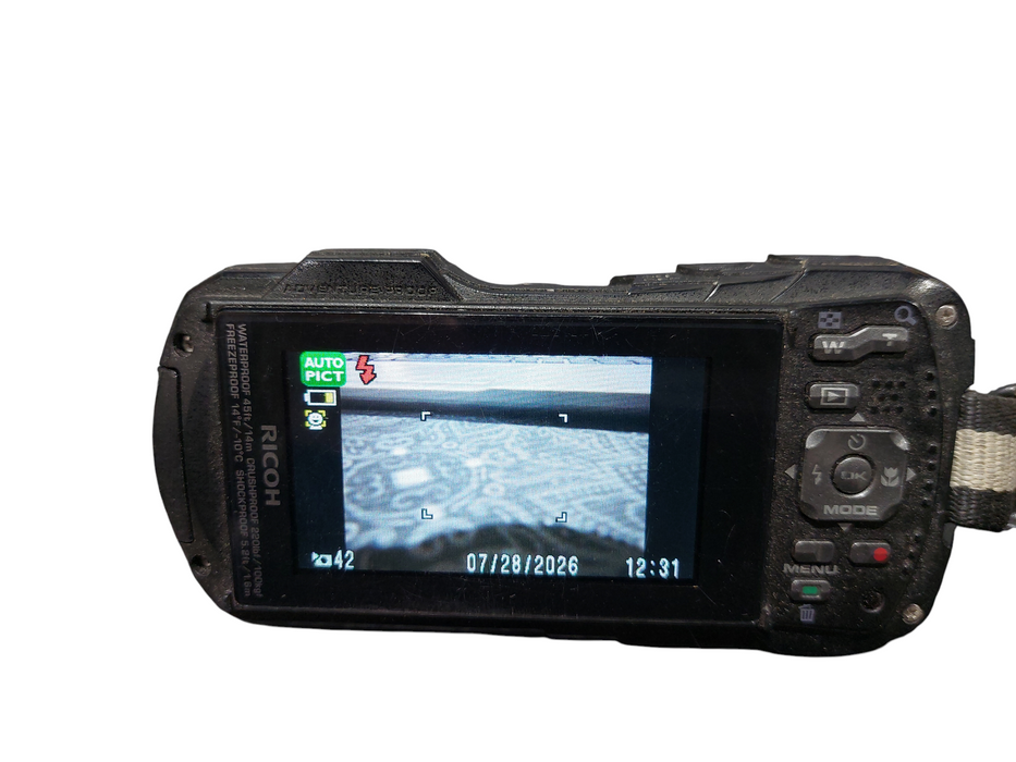 Ricoh WG-70 Digital Camera Adventure Proof 16MP