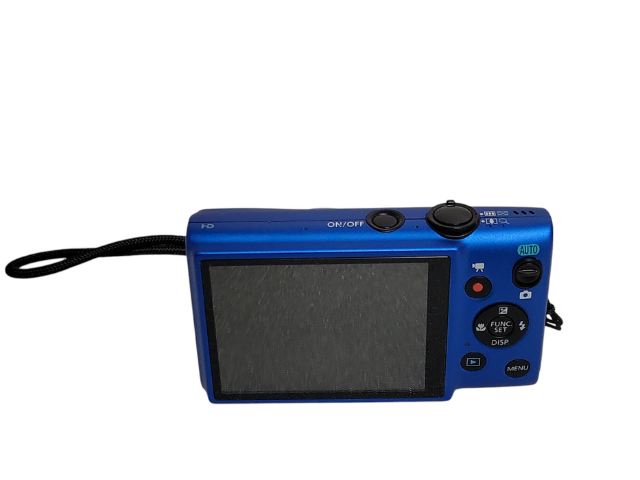 Canon PowerShot ELPH 115 IS Blue Digital Camera 16.0MP 8x Optical Zoom, READ