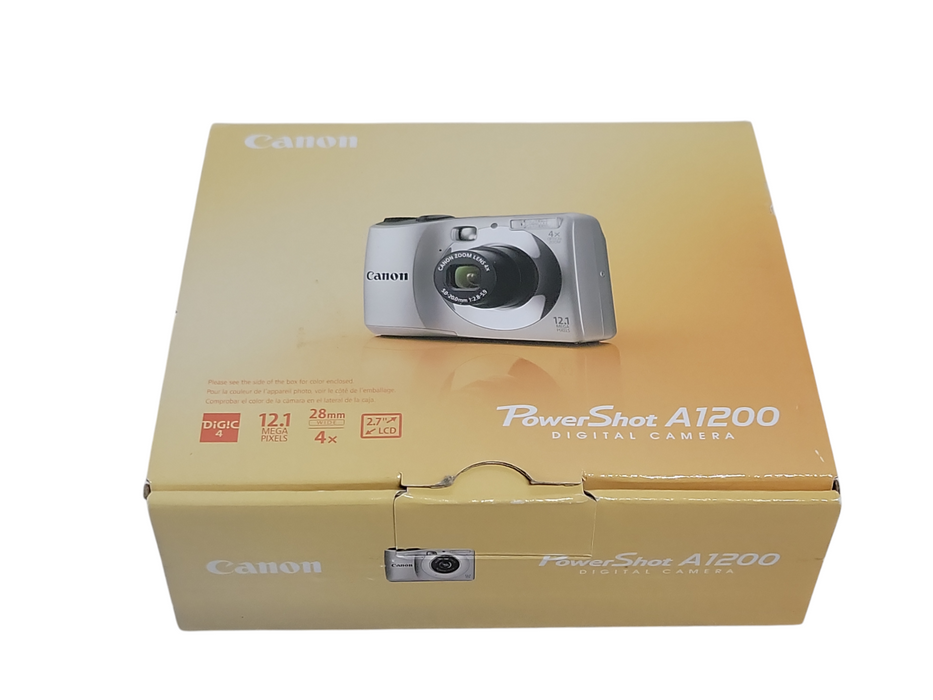 Canon PowerShot A1200 HD 12.1MP Digital Camera, No Memory Card