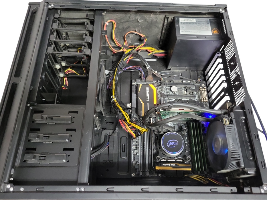 Custom Tower PC, Core I7-5960X 3.00GHz, 32GB RAM, 650W PSU, 4x 3.5" HDD Trays