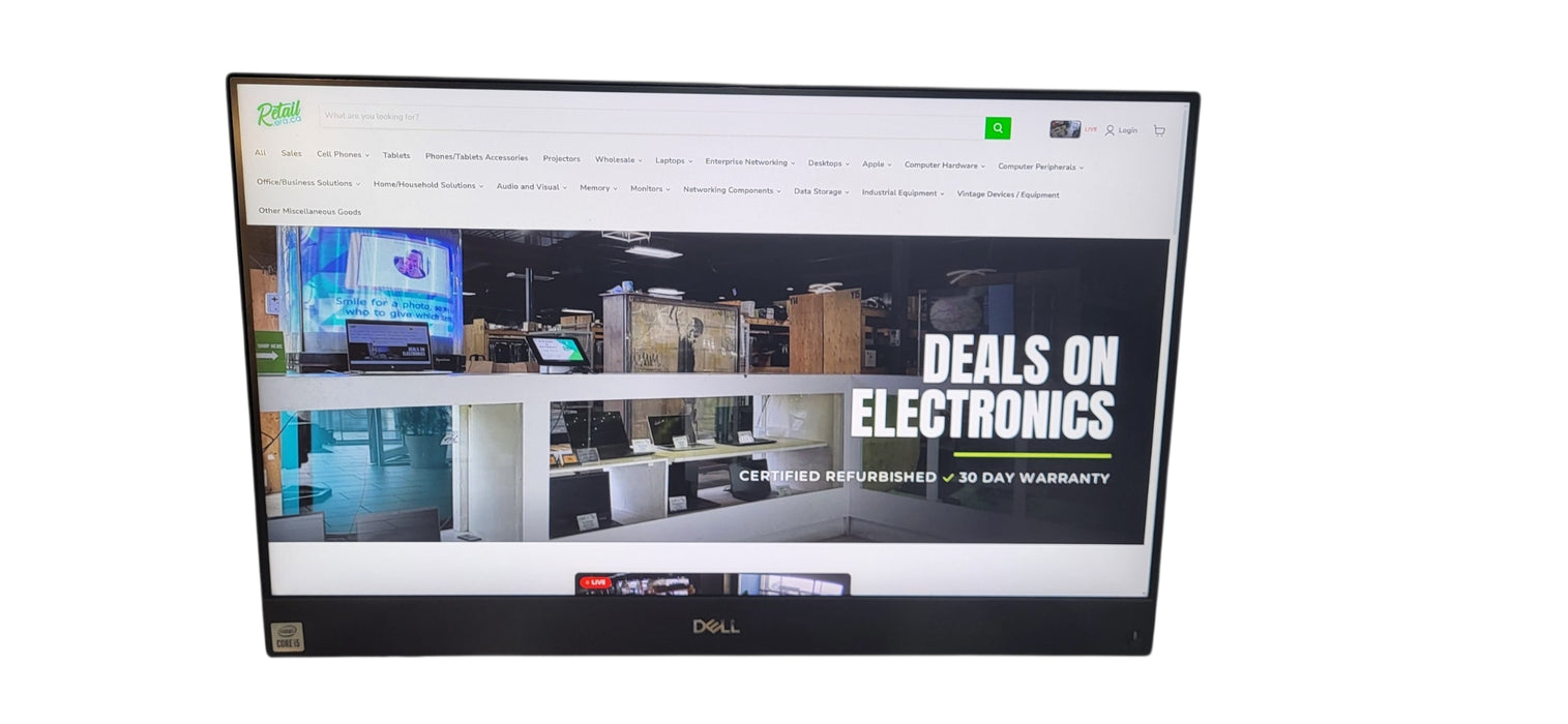 Dell 7480 AIO Series I5-10500 CPU |8GB DDR4 | 256GB NVMe | READ